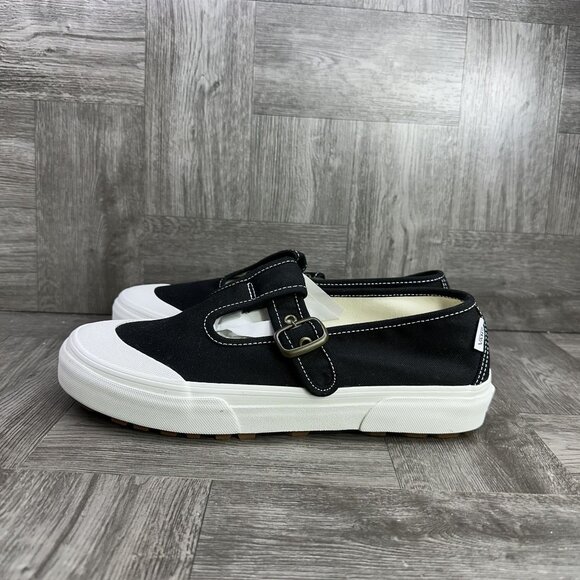 Vans Mary Jane Women's size 9 Black White Causal Shoes - Picture 2 of 8